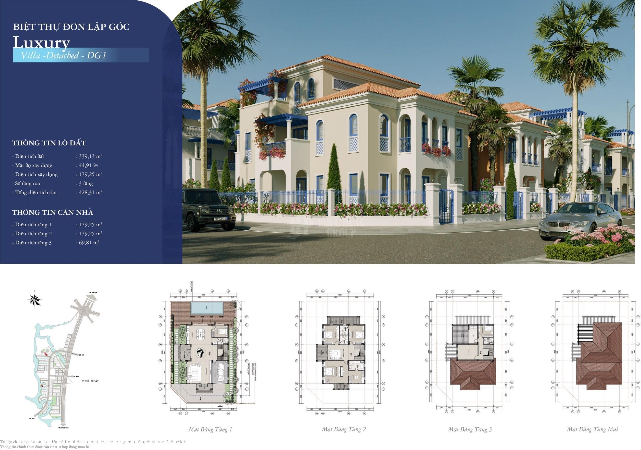 Layout Biệt Thự đơn Lập Góc