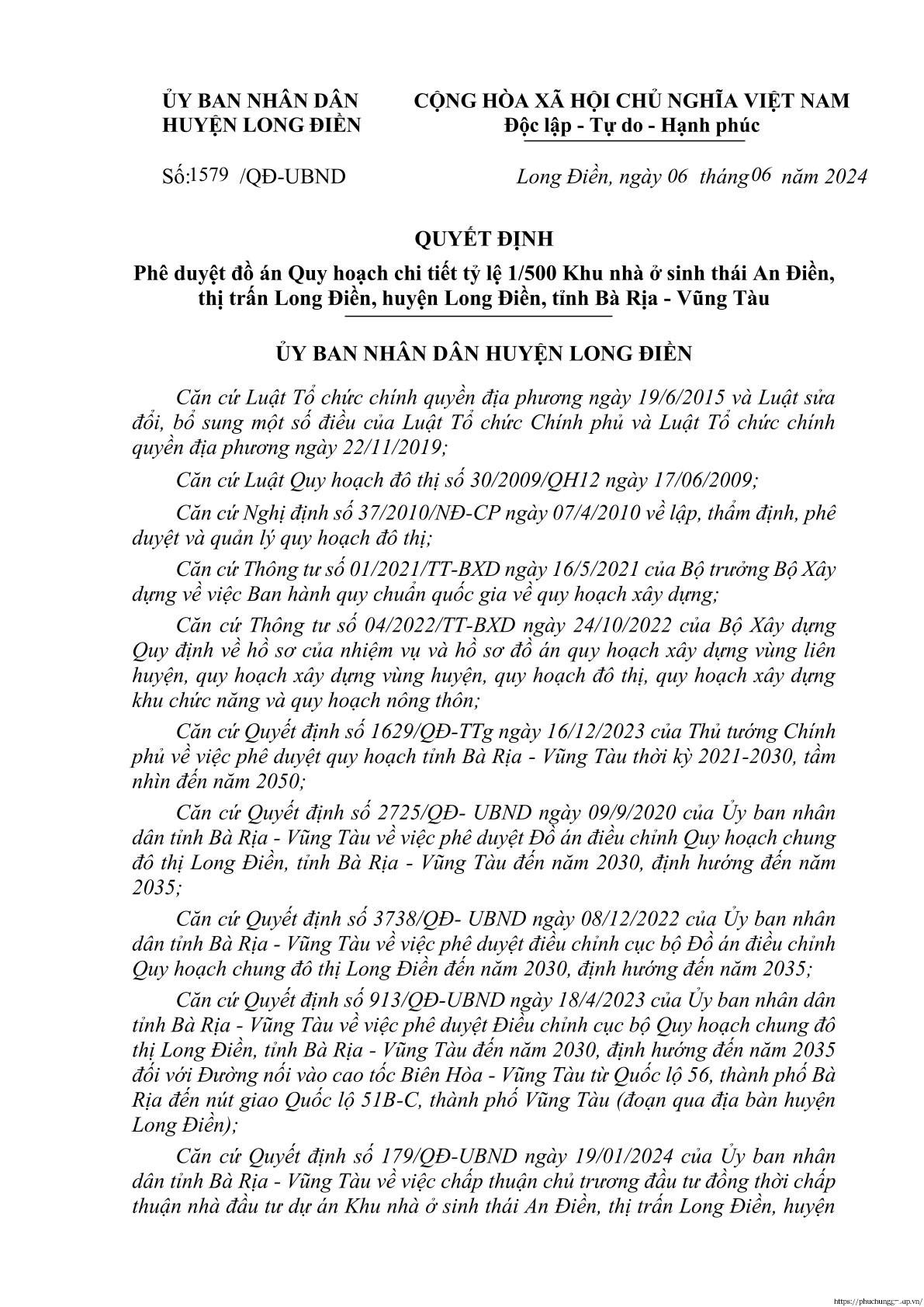 Quy Hoạch Chi Tiết 1/500