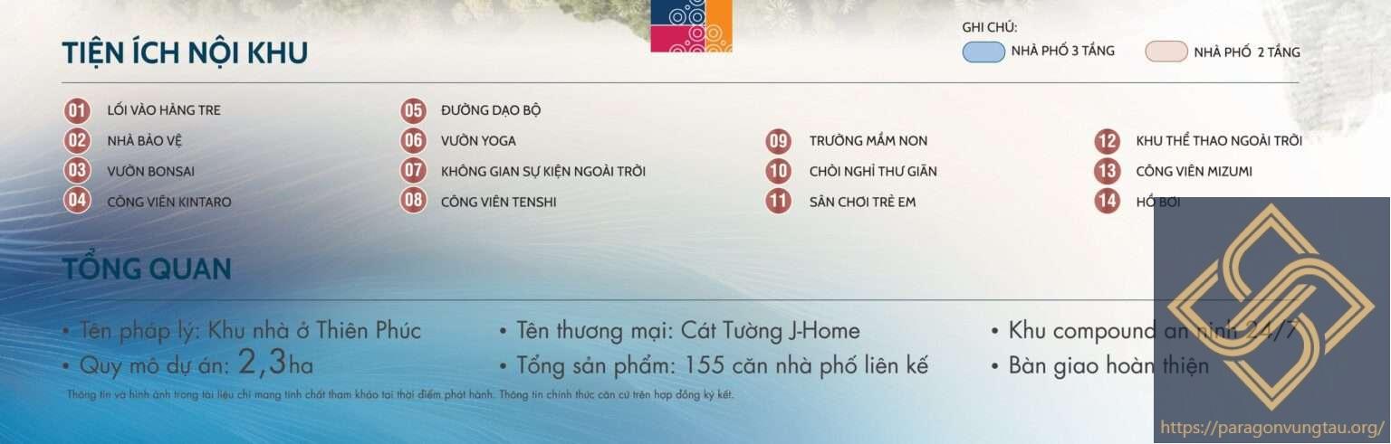 Tiện ích Nội Khu Hoàn Hảo Tại Cát Tường J Home