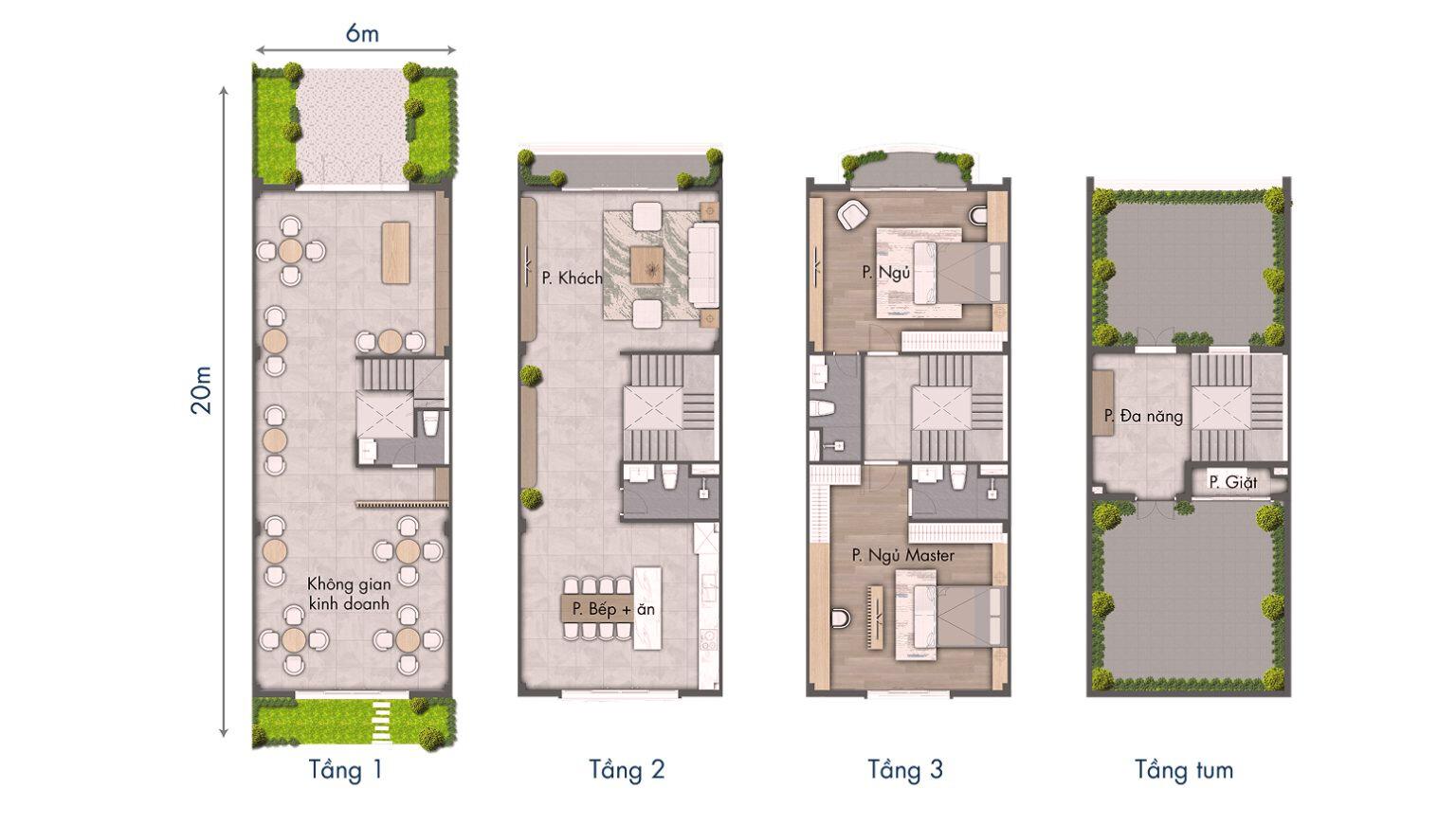 Mặt Bằng Căn Giữa Cà Ná New City